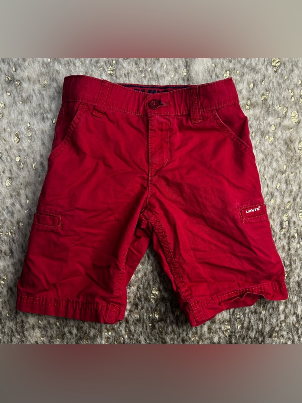 5 for $25🔥Levi Strauss Elastic Adjustable Waist Khaki Shorts Boys 5T